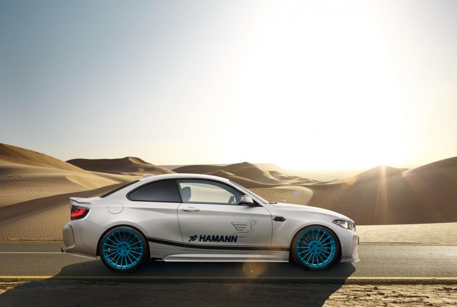  BMW M2 Coupe on Blue Wheels by Hamann 2016 года  (фото 17 из 18)